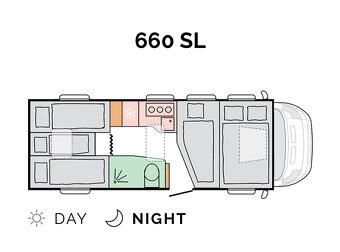 Prenájom karavan alkovňa Adria Coral XL 660SL - 10