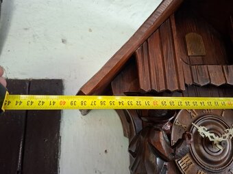 Predám velké funkčné starožitné kukučkové hodiny 240 € - 10
