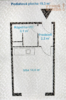 VYMEŇ SUSEDA – Garsónka vo vyhľadávanej lokalite /19,30 m2/ - 10