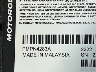 Vysielačky motorola DP4400e UHF 6ks + impres2 nabijacka - 10