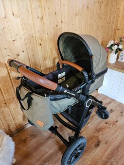 Kočík 2v1 Petite&mars GRAND II olive - 10