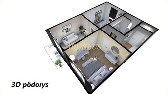 Priestranný 2-izbový byt s balkónom, 63m2, Humenné - 10