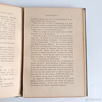 Starožitná kniha Palmistry and its practical uses 1896 – Veš - 10