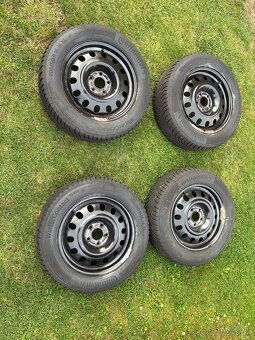 Continental WinterContact 205/60 R16 – 1 sezóna, disky v cen - 10