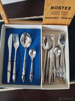 RETRO PRIBORY ROSTEX CZECHOSLOVAKIA-TOP STAV - 10