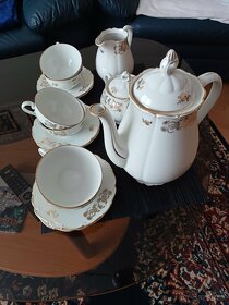 Porcelánová starožitná čajová súprava - 10