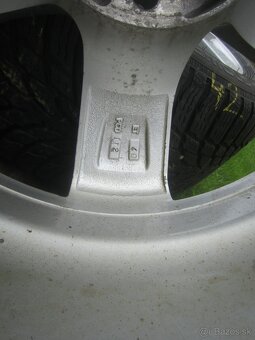 17" AL disky Dezent na VW group Mercedes C so zimnými pneu - 10