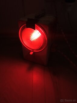 Retro ČSD nádražní lampa koncové světlo vlaku Kovo Věšín - 10