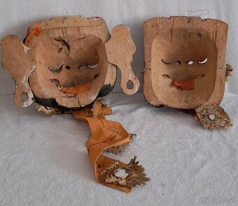 3 ručne tesané masky Barong a ceremoniálna maska (Bali) - 10