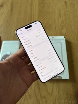 iPhone 15 Pro Max 256 gb Natural Titanium - nepoužívaný - 10