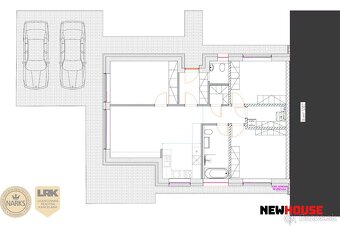 Novostavba 4i bungalovu (RD1) s pozemkom 281 m² v novej čast - 10