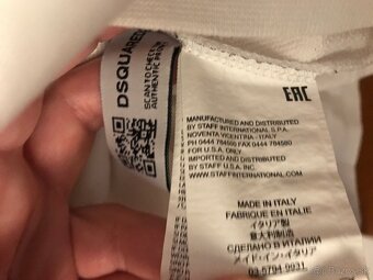 DSQUARED2 white pánska mikina L/XL - 10