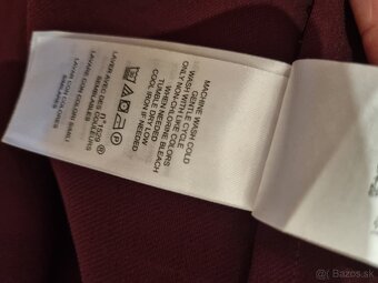 nové bordové košeľové šaty Ralph Lauren   M - 10