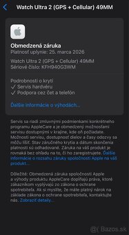 Apple Watch ULTRA 2 49mm LTE BLACK - len odskúšané, zaruka - 10