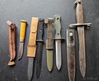 Bodáky, nože Španielsko Nemecko Juhoslávia Finsko - 10