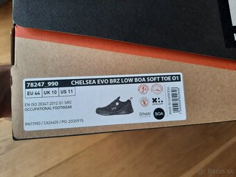 Helly Hansen topánky Chelsea Evo BRZ low Boa soft toe čierne - 10