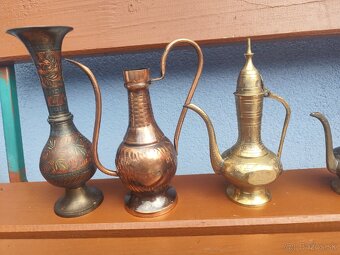 mosadzne , medene indicke nadoby svietniky dekoracie - 10