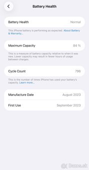 Predám iphone 15 pro max 256gb modrý - 10