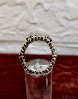 Zlatý prsteň 750 s diamantmi, 2,20 karátový, pevný, 14,92 gr - 10