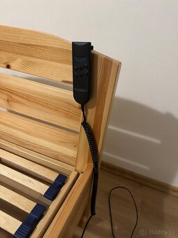 Polohovateľna posteľ S Motorom  práve Drevo Massiv. - 10