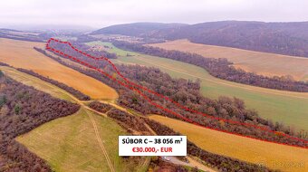 Rokycany – 233.000 m2 LESNÉ POZEMKY v podiele 1/1 - 10
