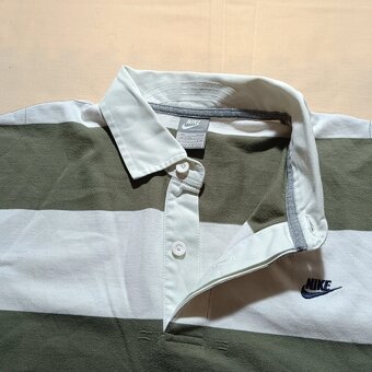 Vintage y2k Nike sportswear polokošeľa s dlhým rukávom XXL - 10