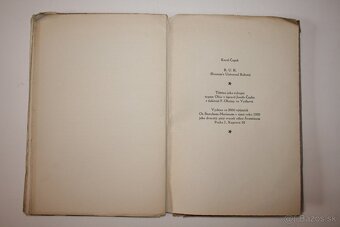 Karel Čapek: R.U.R. Rossum's Universal Robots (1.vydanie) - 10