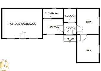 ROHOV - ROD. DOM s HOSP. BUDOVOU,POZEMOK 1.100m2, okr.SENICA - 10
