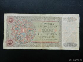 Vzácne Slovenské neperforované bankovky - 10