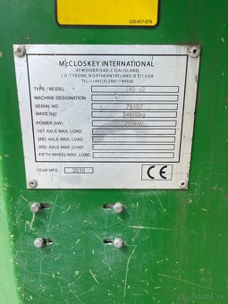 Mccloskey celustovy drvic J40/2018 - 10