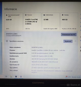 HP Compaq CQ58 15,6" - 10