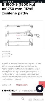 NAPRAVA AL-KO PLUS B 1800-9 (1800KG) ZOSILNENE PATKY - 10