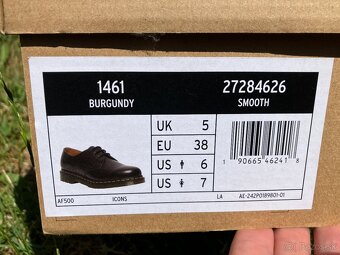 Topanky DR. MARTENS 1461 Burgundy EU 38 - 10