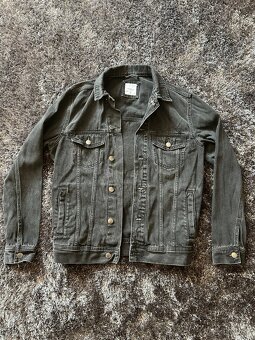 Pánska koženková bunda, bombera, riflovka - 10