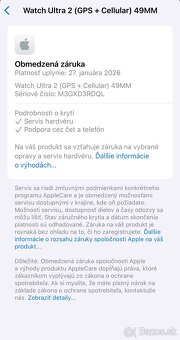 Apple Watch Ultra 2 49mm Black Cellular - nove, rok záruka - 10