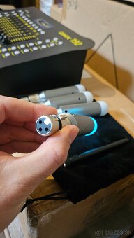 Dmx pult s 4 bezdrôtovými bateriovymi dmx prijimačmi - 10