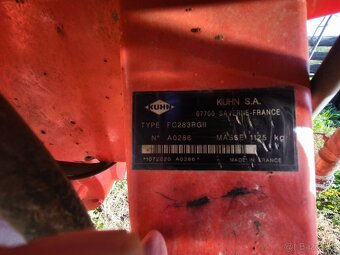 Prodám žací diskovou kombinaci rok 2013, KUHN FC 313 RF, s k - 10