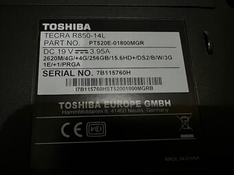 Notebook Toshiba Tecra R850 i7 procesor nova baterka - 10