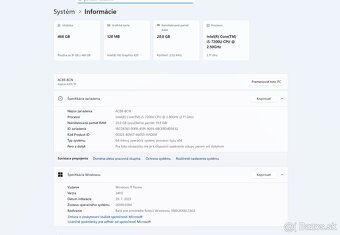 Acer Aspire A315-51, I5-7200U 3,1Ghz, 20GB Ram , 500GB SSD - 10