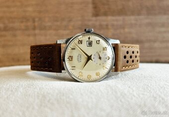 Československé Mechanické Retro Vintage hodinky PRIM Datumat - 10