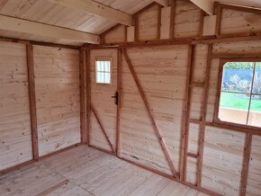 Záhradná drevené chatka 3.5x5m DOPRAVA ZDARMA - 10