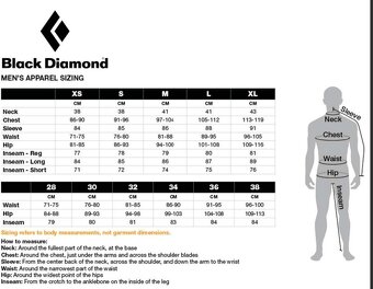 BLACK DIAMOND top lyziarska bunda BOUNDARY LINE MAPPED, nová - 10