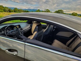 Mercedes Benz E coupe 350 CDI AMG - hnedá koža - 10