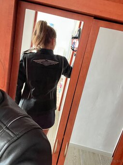 Dámska kožená bunda Harley Davidson - 10