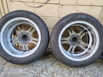 Alu disky BMW 5x120 7Jx16 ET31 + letné pneu 205/55 R16 - 10