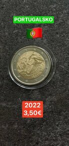 Euromince - pamätné dvojeurové mince Portugalsko - 10