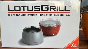 Predám bezdymový gril na drevné uhlie LotusGrill XL - 10