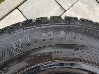 Zimna sada / zimne pneu  175/70 r14 +  snimače tlaku TPMS - 10
