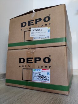 Přední světla Škoda Octavia 04-08 černá - 10