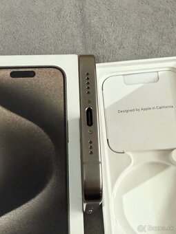 Predám Apple iPhone 15 PRO 256GB Natural Titan bežné známky - 10